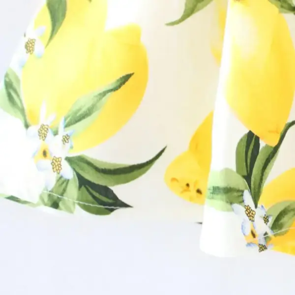 127 Flower Lemon Dress