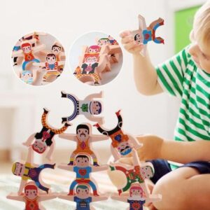 Acrobatic Hercules Wooden Stacking Toy Set - tinyjumps
