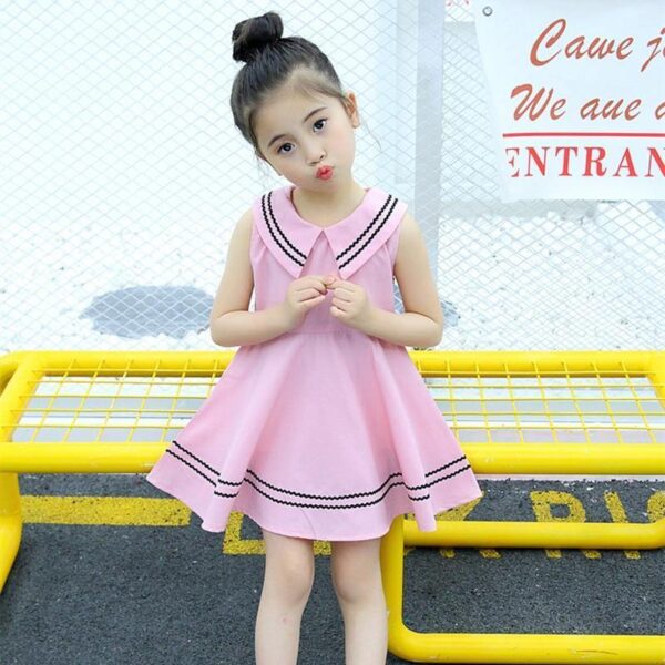 Chelsea Collar Dress For Girls - tinyjumps