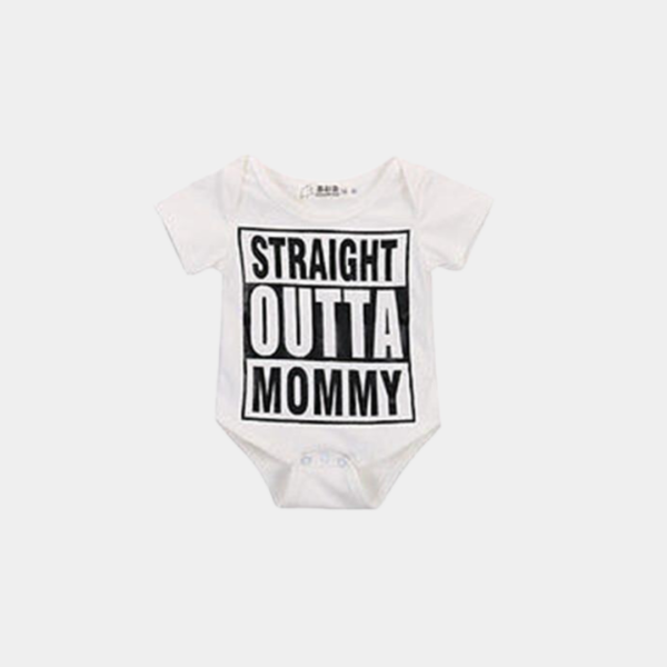27 Straight Outta Mommy Romper