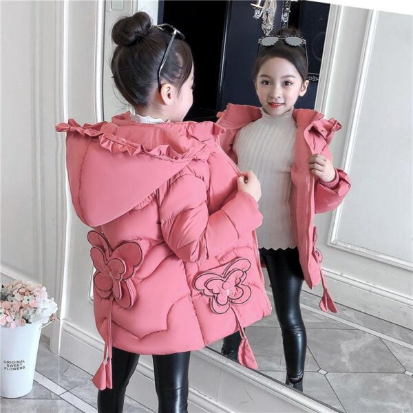 Long Jacket Outwear Children Cotton-padded Jacket - tinyjumps