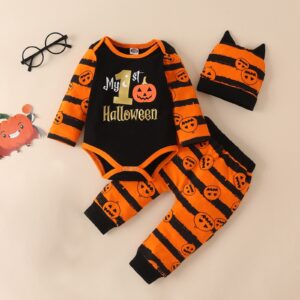 1st Halloween Baby Romper Dress - tinyjumps