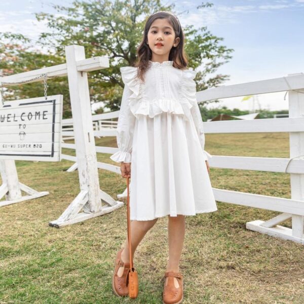 Cotton Dress Teenage Kids Clothes - tinyjumps