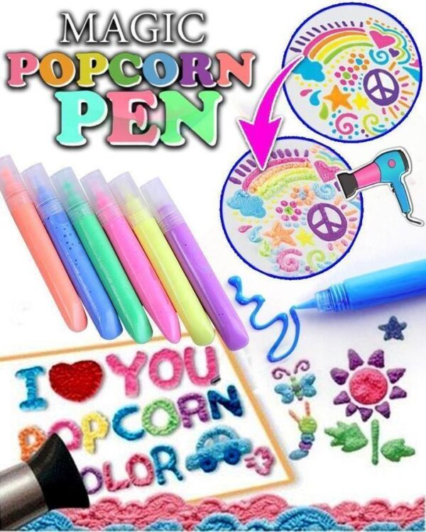 Magic Popcorn Pens - tinyjumps