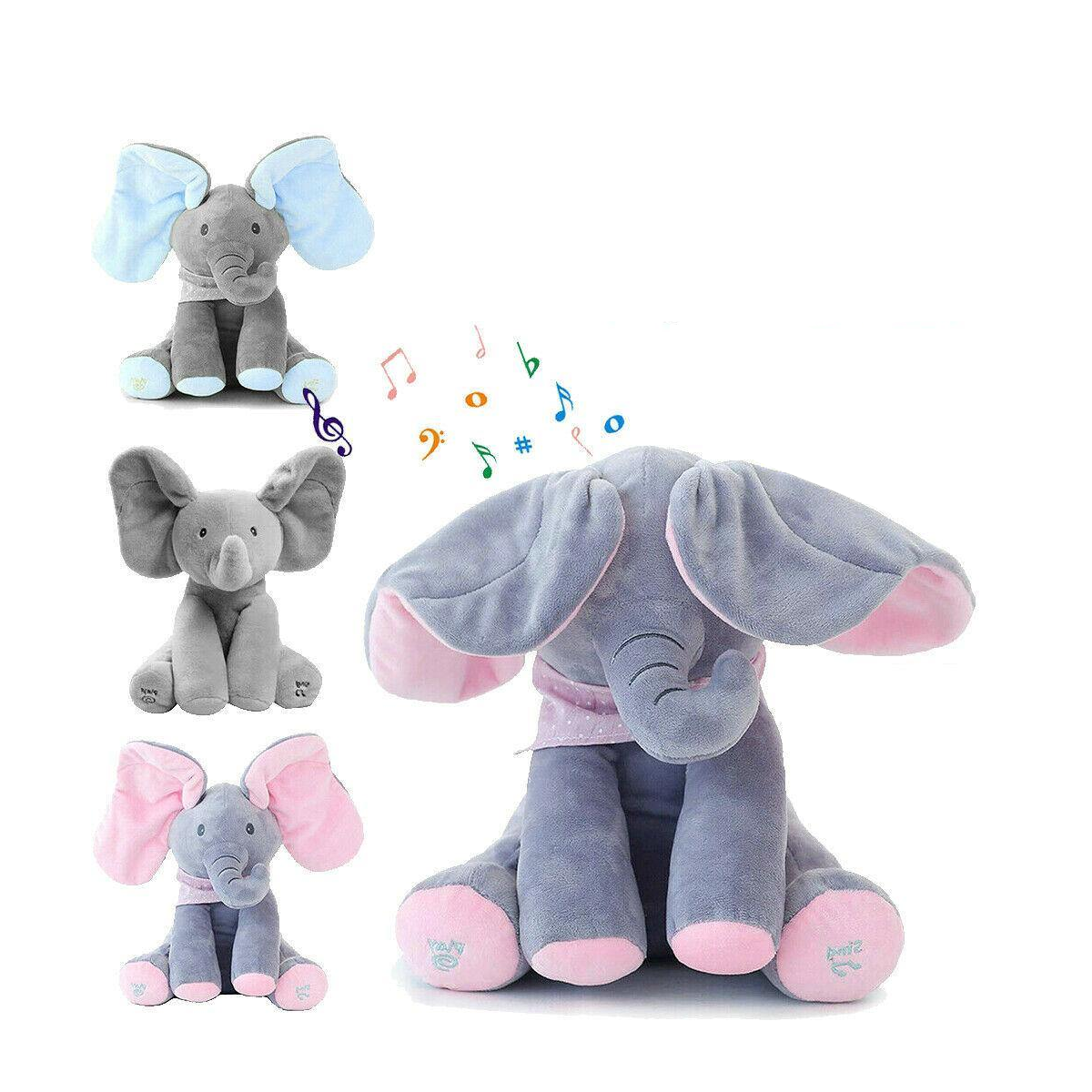 Animated Peek-a-boo Play and Sing Flappy Elephant Educational Toy Collection 