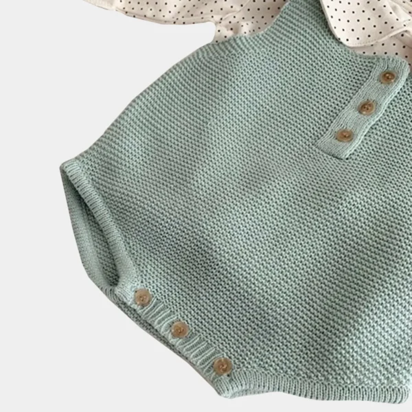 Artboard 6 2-Piece Baby Knit Bodysuit with Matching Hat