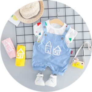 Cute House Jumpsuit Outfit - tinyjumps