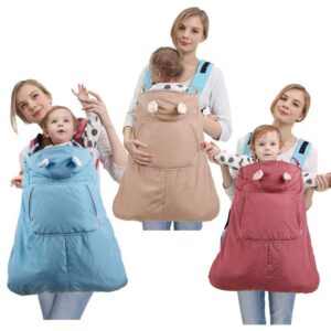 Baby Carrier Cloak Winter Warmer Cape Infant Windbreaker Cover Waterproof Velvet Coat Backpack Sling Sleeping Bag 7429de02 5778 463a b5b8 a7e63ad4fb82 1 Multifunctional Baby Carrier – Four Angle Convertible Carrier