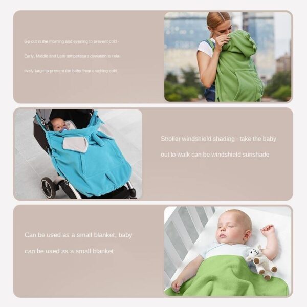 Adorable Baby Carrier Warm Hoodie - tinyjumps