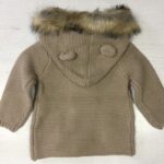 Furry Hooded Knitted Sweater - tinyjumps