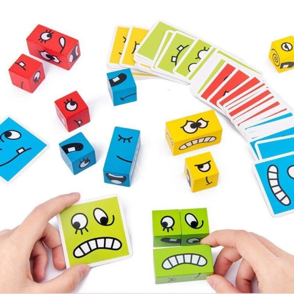 Expression Puzzle Cards Game - tinyjumps