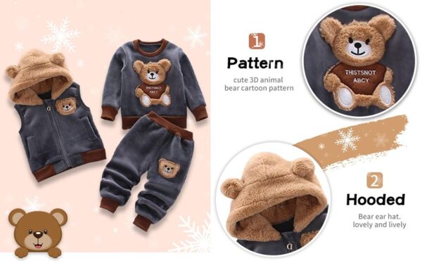 Fashion Baby Boys Clothes Autumn Winter Warm Baby - tinyjumps