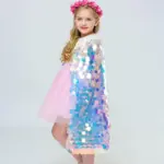 Girls Little Mermaid Cloak Children Colorful Sequined Capes Princess Cloak Kids Shiny Bright Party Costume Girl 0f1577b9 5a38 4d4f 8437 9492e33b9b90 Sparkly Princess Cape