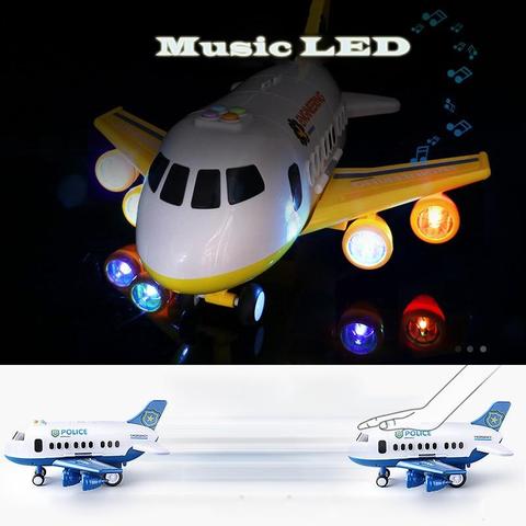Large Size Music Story Simulation Track Inertia Children s Toy Aircraft Storage Passenger Plane Ploice Fire de20af0c 6837 4e93 9dd1 Airplane and Cars Carrier Toys Set for kids | Glide&Drive™