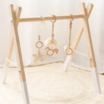 Let's Make Baby Gym Wood Crochet Star Bell - tinyjumps