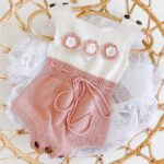 Baby Girl Knitted Romper - tinyjumps