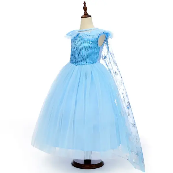 New Fashion Kids Girls Cosplay Princess Bridesmaid Pageant Gown Birthday Party Wedding Dress Kids Mother Product 0dea0968 21a6 4879 b215 2a4d3a6db8f4 Elsa Ball Gown