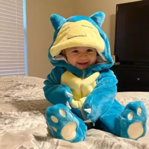 Newborn Infant Toddlers Blue Snorlax Jumpsuit 8 1024x1024 1 40 Cute Halloween Costumes Ideas for Kids 2023