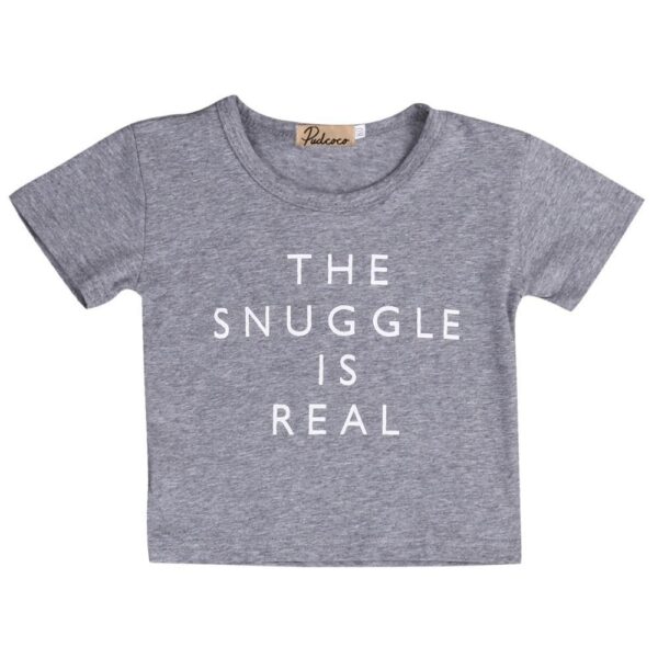 THE SNUGGLE IS REAL T-SHIRT - tinyjumps