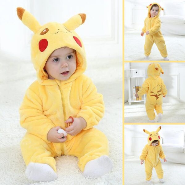 Pikachu baby jumpsuit - tinyjumps