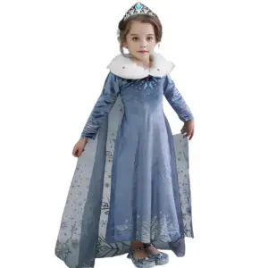 Princess Flower Girl Dress 4 removebg preview 1 Kids Girls Pumpkin Witch Cosplay Dress