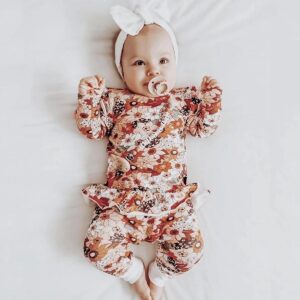Baby Girl Flower Print Clothes - tinyjumps