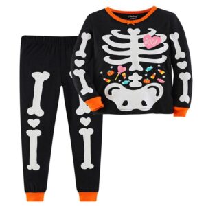 Halloween Nightwear Skull Pajamas Dress - tinyjumps