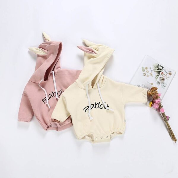 Hooded Bunny Romper - tinyjumps