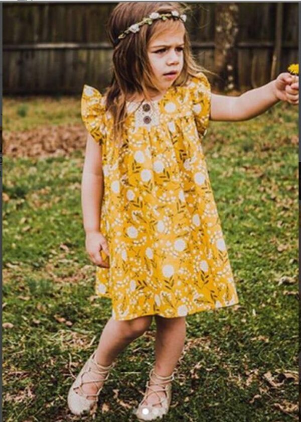 Baby Girl Floral Frock - tinyjumps