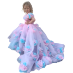Toddler Kid Girl Princess Gold Rim Lace Long Sleeve Dress 5 removebg preview 1 Cotton Candy Tulle Ball Gown