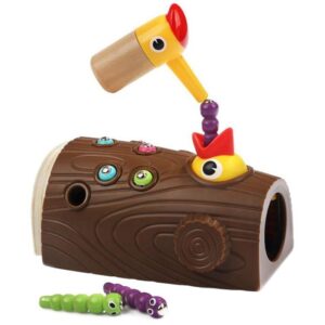 Magnetic Woodpecker Feeding Worms Toy - tinyjumps