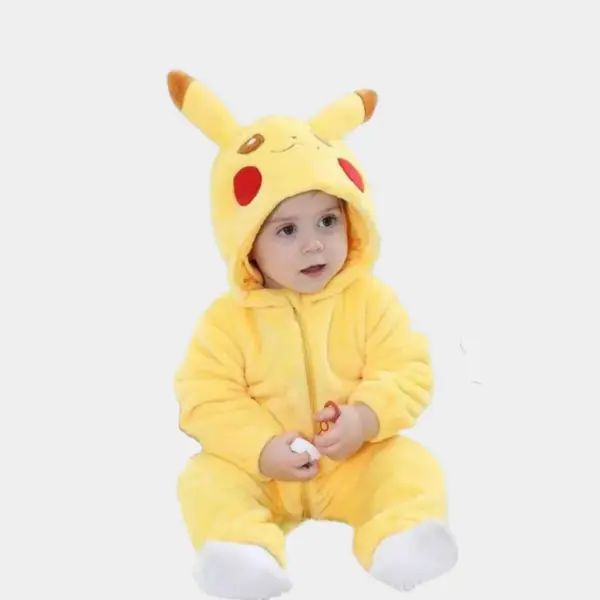 a 1 1 Baby Pikachu Outfit Jumpsuit