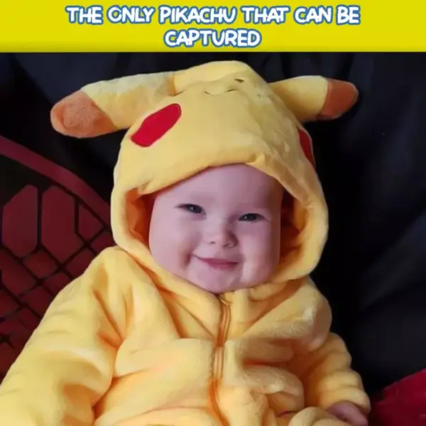 f Baby Pikachu Outfit Jumpsuit