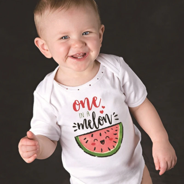 "ONE IN A MELON" Romper - tinyjumps