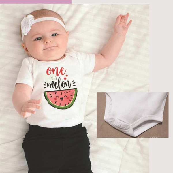 "ONE IN A MELON" Romper - tinyjumps