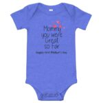 Mommy Great So Far Romper - tinyjumps
