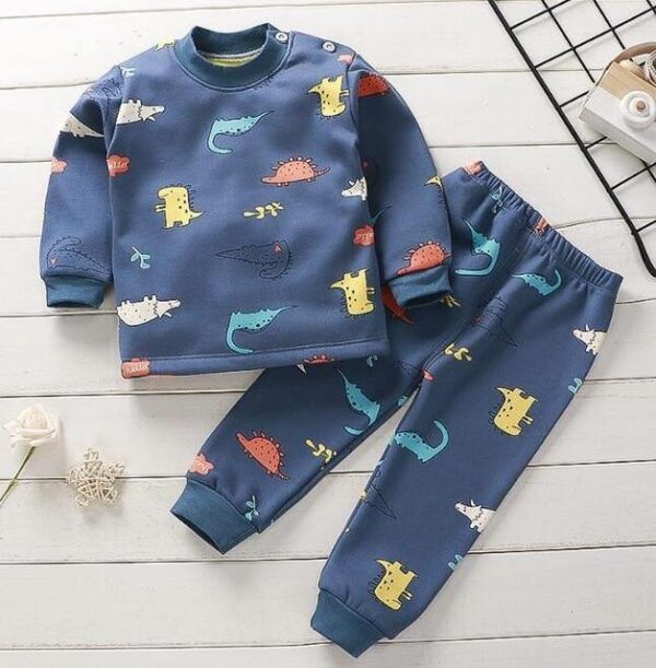 Warm Flannel Colorful Pajamas - tinyjumps