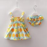 v HZ62203 G 1161918617 Newborn Baby Girls Clothes Sleeveless Dress