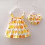 v HZ62203 Y 1619830818 Newborn Baby Girls Clothes Sleeveless Dress
