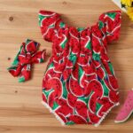 Watermelon Swimsuits and headband - tinyjumps