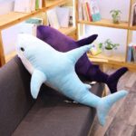 60 140cm Big Plush Shark From Russia Shark Plush Toys with blanket Stuffed Dolls Soft Animal 2 Shark Plush Toys