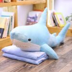 60 140cm Big Plush Shark From Russia Shark Plush Toys with blanket Stuffed Dolls Soft Animal 3.jpg 640x640 3 Shark Plush Toys