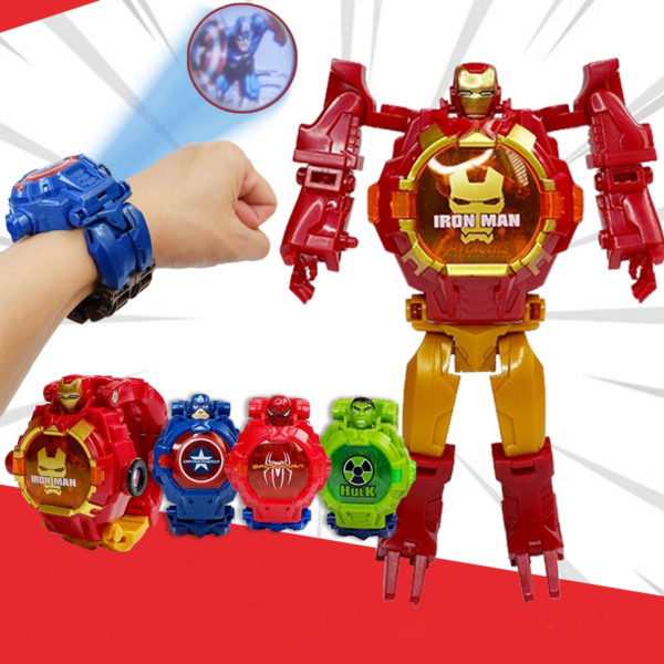 Artboard 3 Avengers Wrist Watch and Toy Set for kids