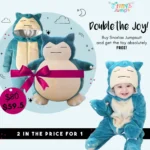 Snorlax3 18b09302 cfd5 4e1a a61a 8ed7af7a25dd 1 Newborn & Infant Snorlax Jumpsuit & Toy Set For Kids