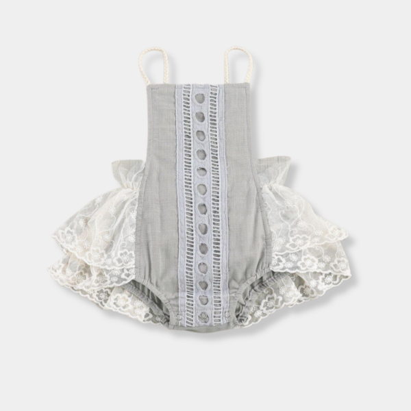 32 Baby Girl Lace Romper