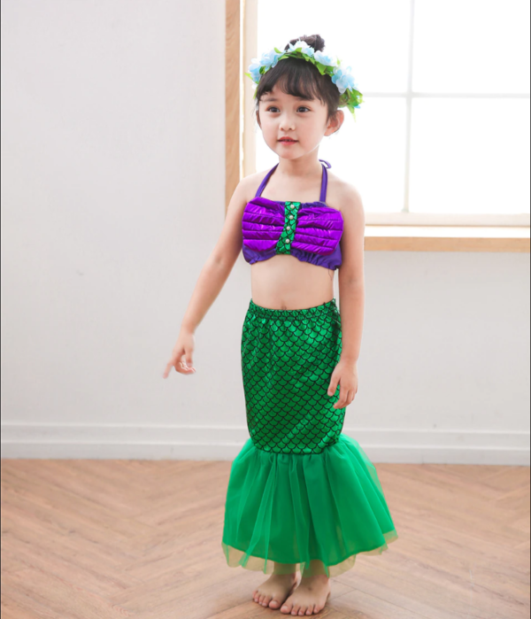 5 Baby Girls Mermaid Swimwear