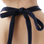 Slim Striped Kids Suit Navy Product images and thumbnailsArtboard 3 Baby Girls Navy Blue Striped Swimsuit