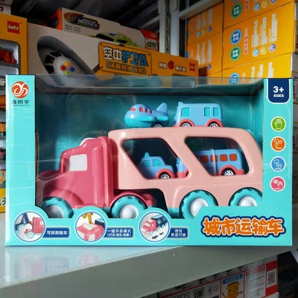 City Transporter Trailer Toy ThumbnailsArtboard 2 Toy Car Transporter Truck