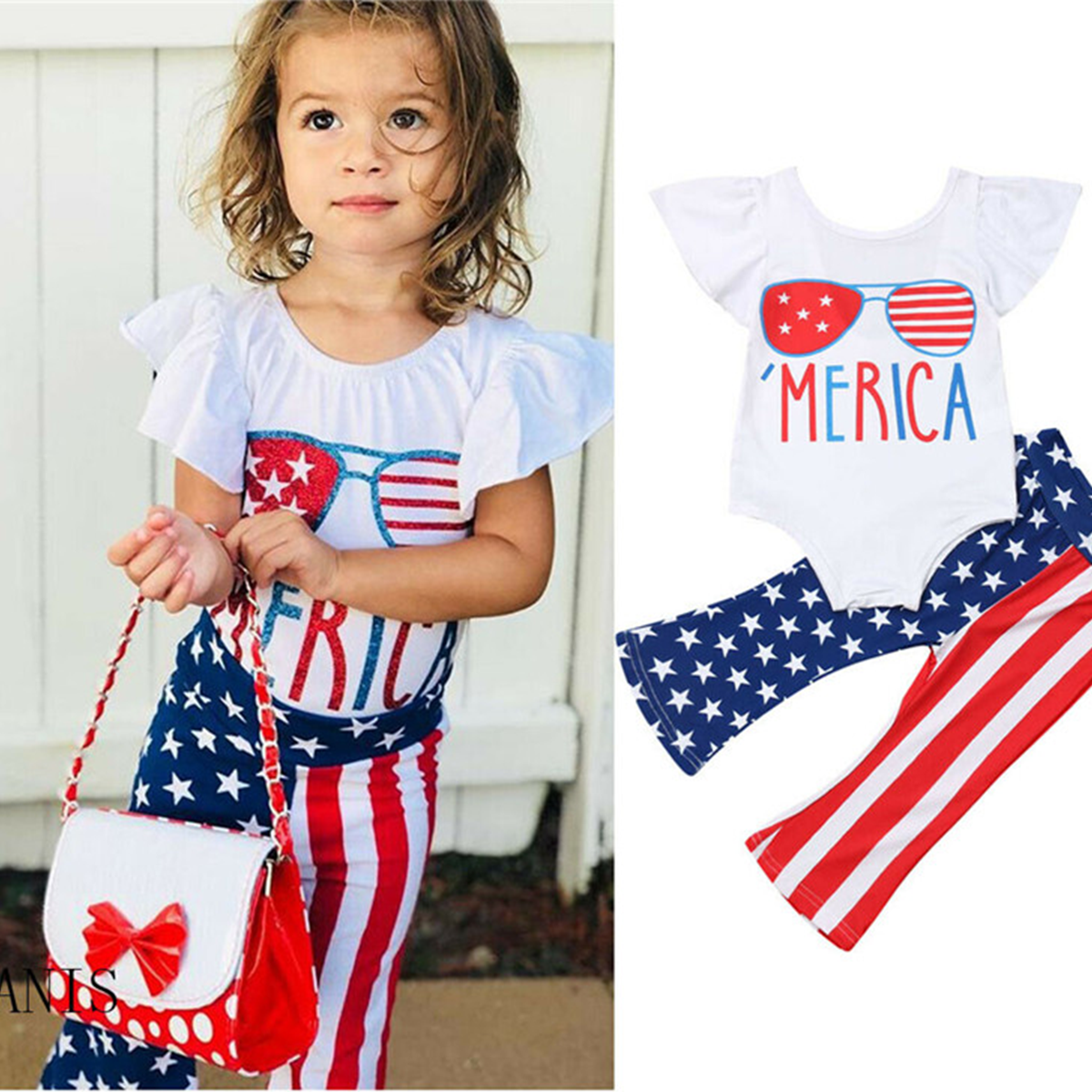 Toddler Girl 4th of July Summer Dress - TinyJumps
