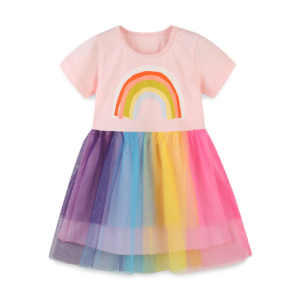 Baby Girl Rainbow Party Dress